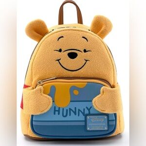 Loungefly Disney Winnie the Pooh Hunny Tummy Felt Mini Backpack
